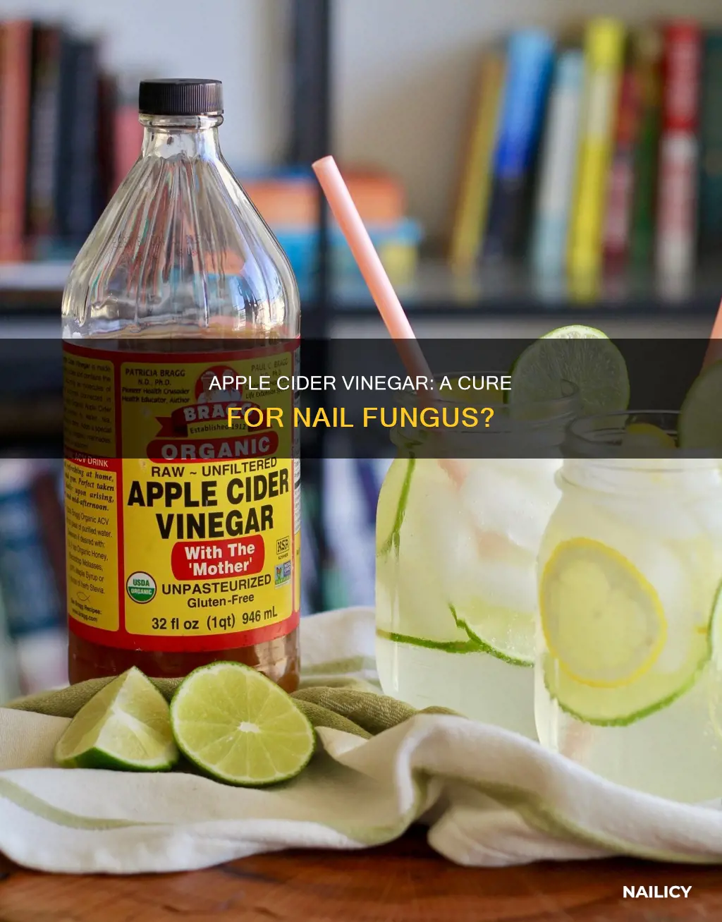 does apple cider vinegar kill finger nail fungus