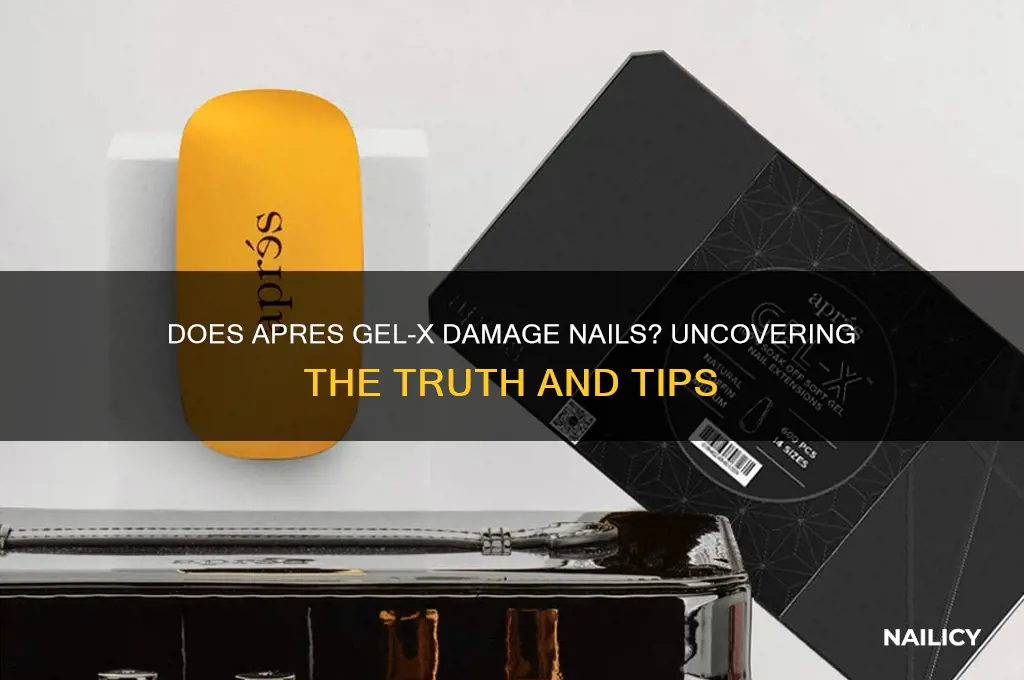 does apres damage your nails