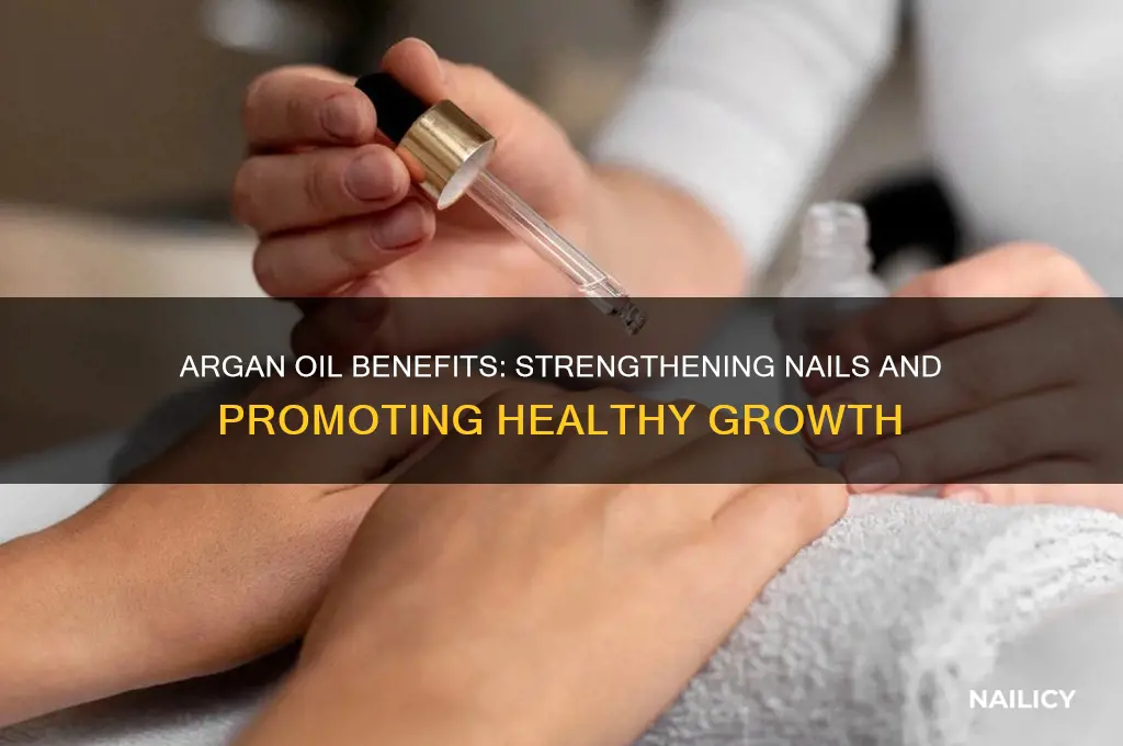 does argan oil help nails