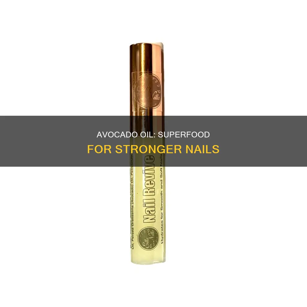 does avocado oil help nails grow