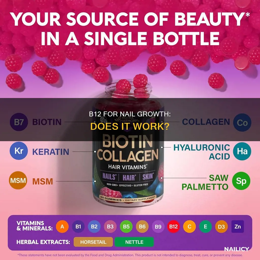 does b12 help nails grow