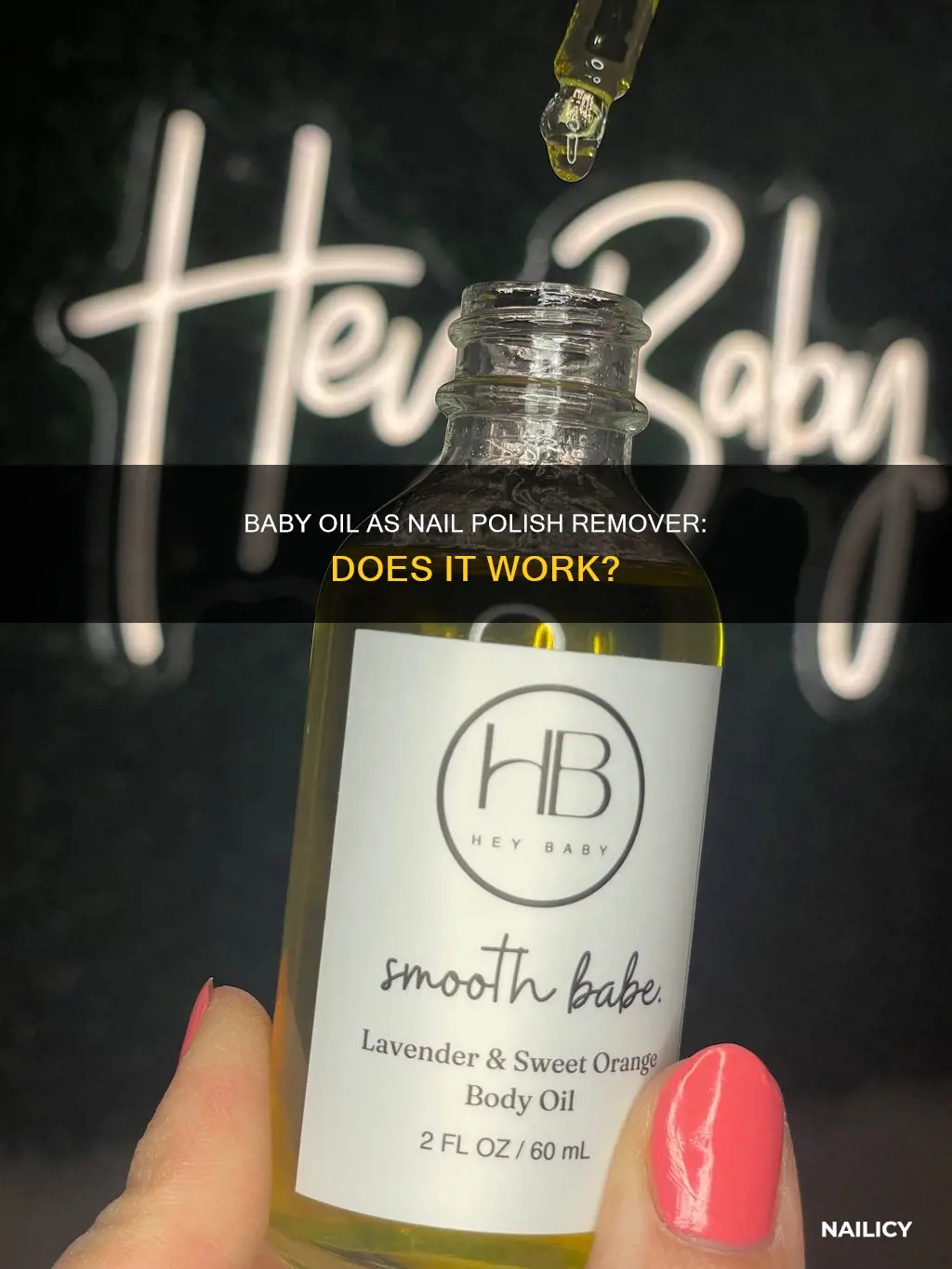 does baby oil remove nail polish