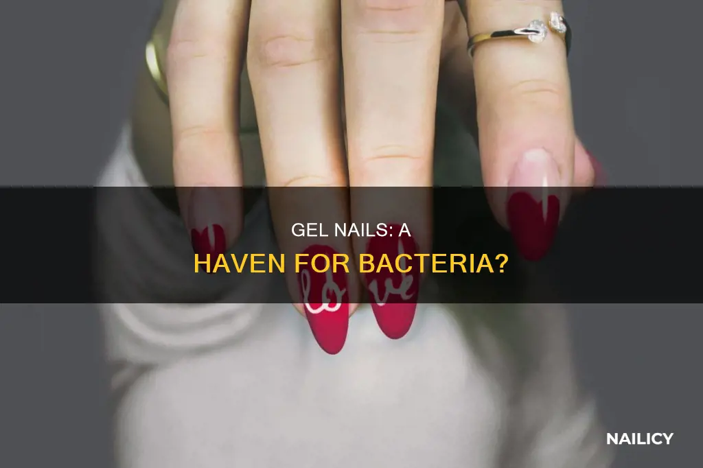 does bactreria harbor in gel nail coatings