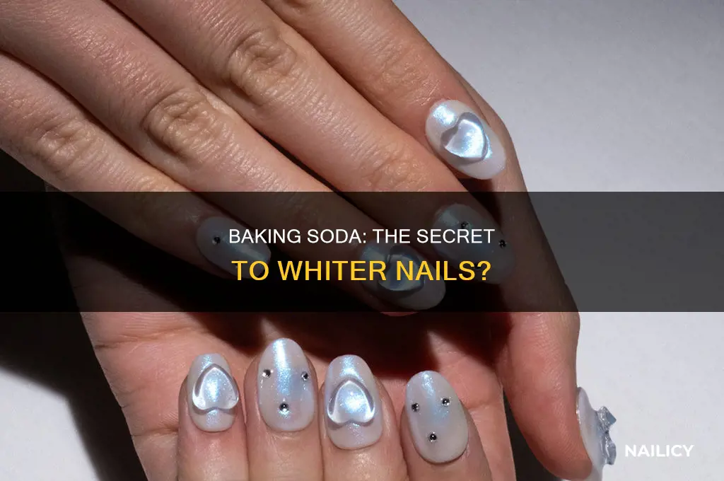 does baking soda make nails white