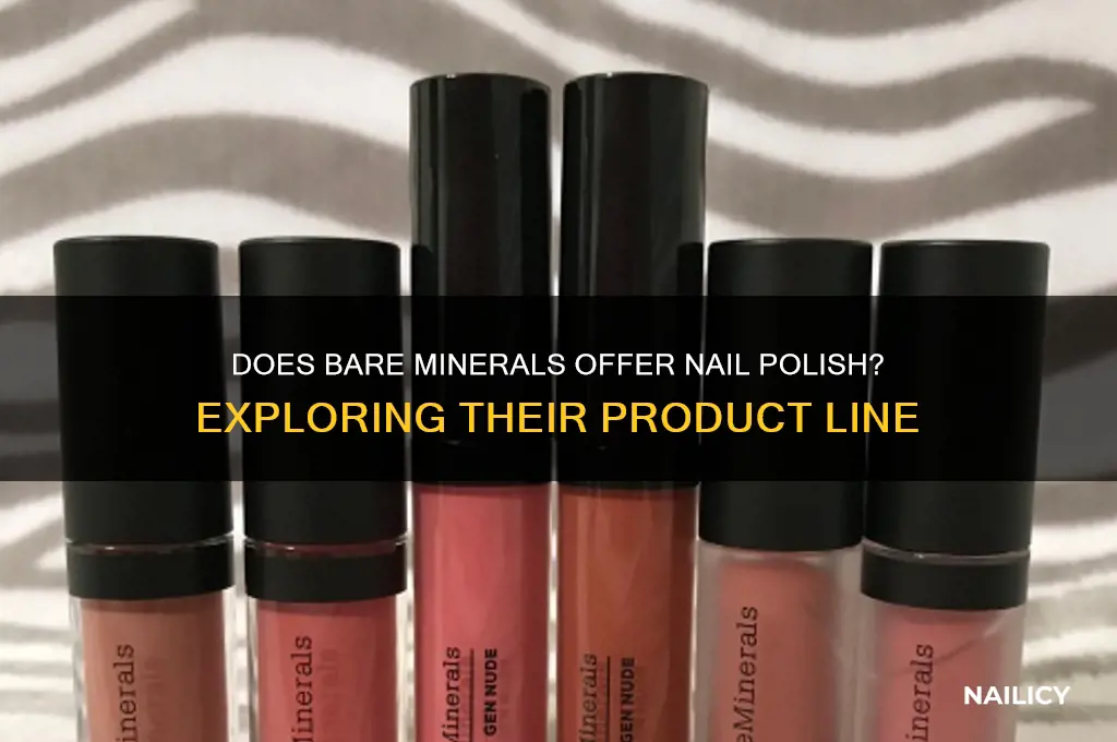 does bare minerals sell nail polish