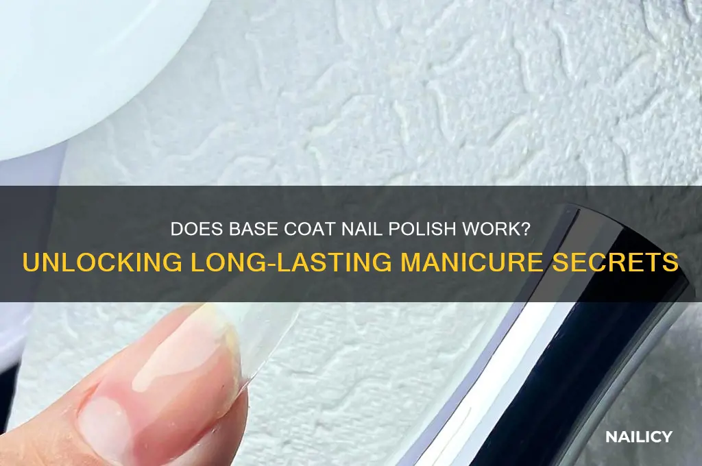 does base coat nail polish work
