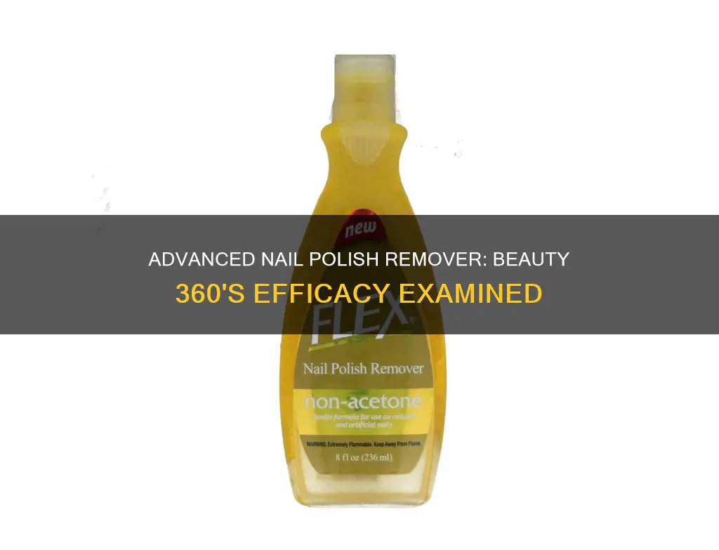 does beauty 360 advanced nail polish remover