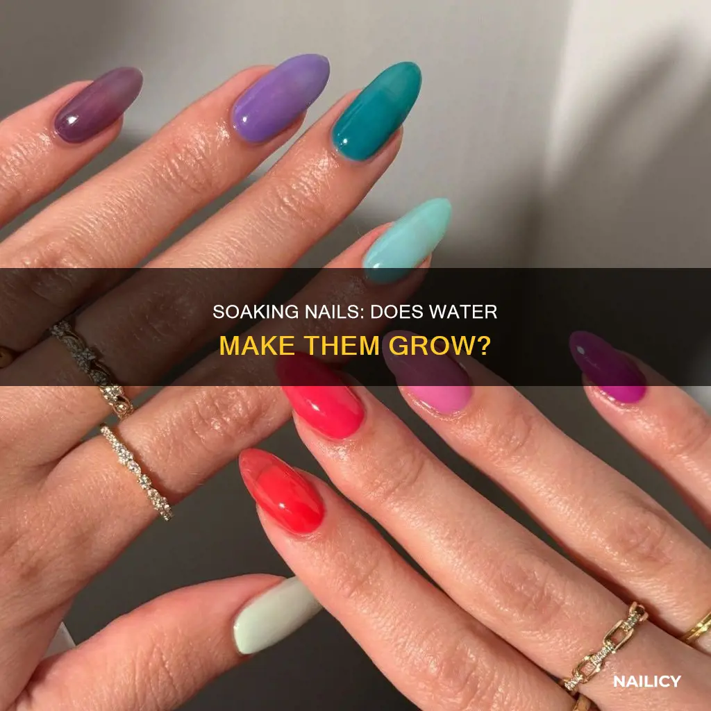 does being in water make your nails grow
