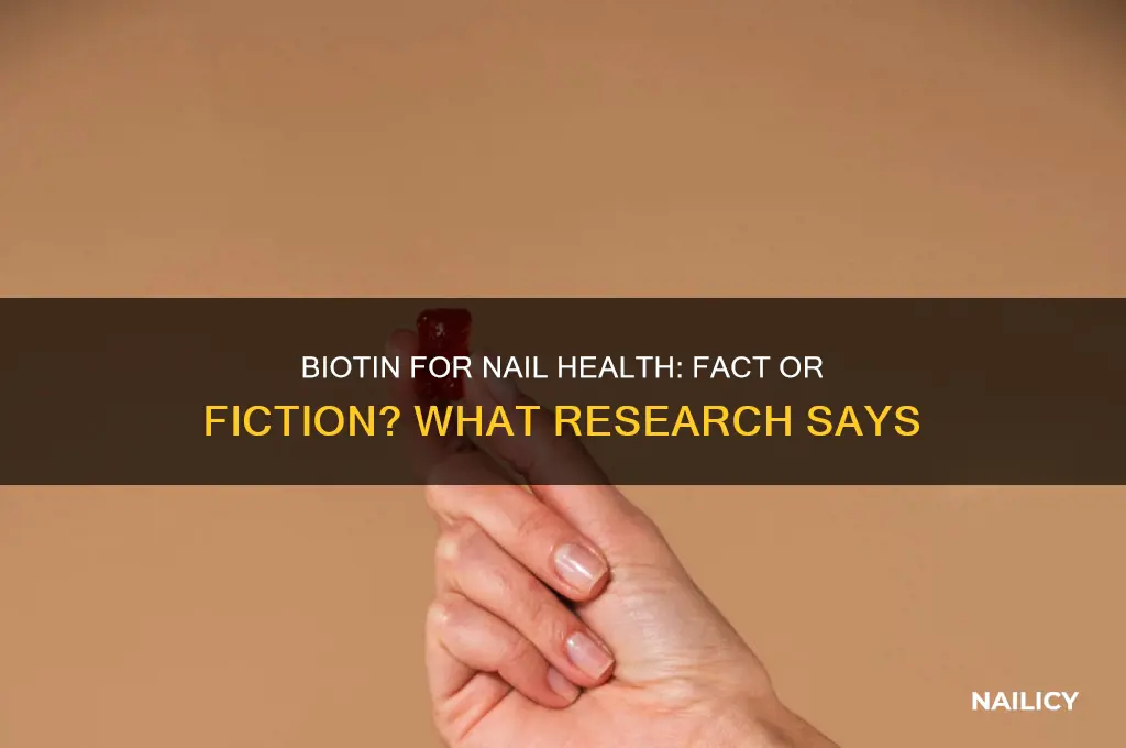 does biotin actually help nails