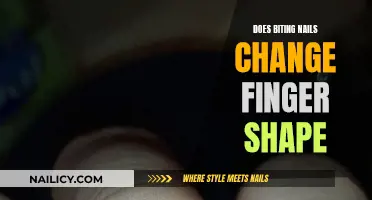 Nail Biting: Changing Finger Shape and Health Risks