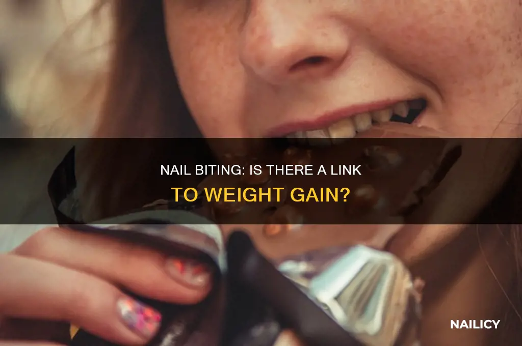 does biting nails make you fat