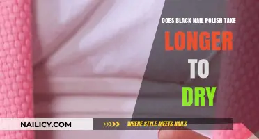 Does Black Nail Polish Dry Slower? Uncovering the Truth Behind the Myth