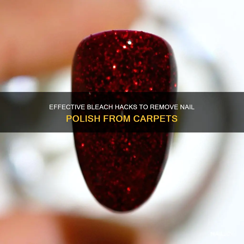 does bleach remove nail polish from carpet