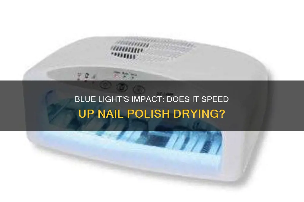 does blue light dry nail polish
