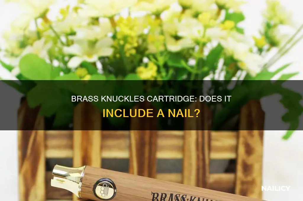 does brass kuckles cartridge have a nail