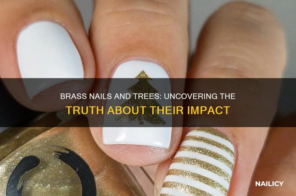 does brass nails kill trees