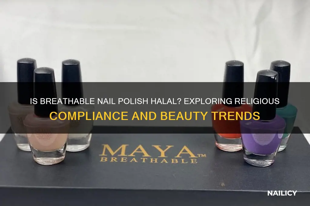 does breathable nail polish halal