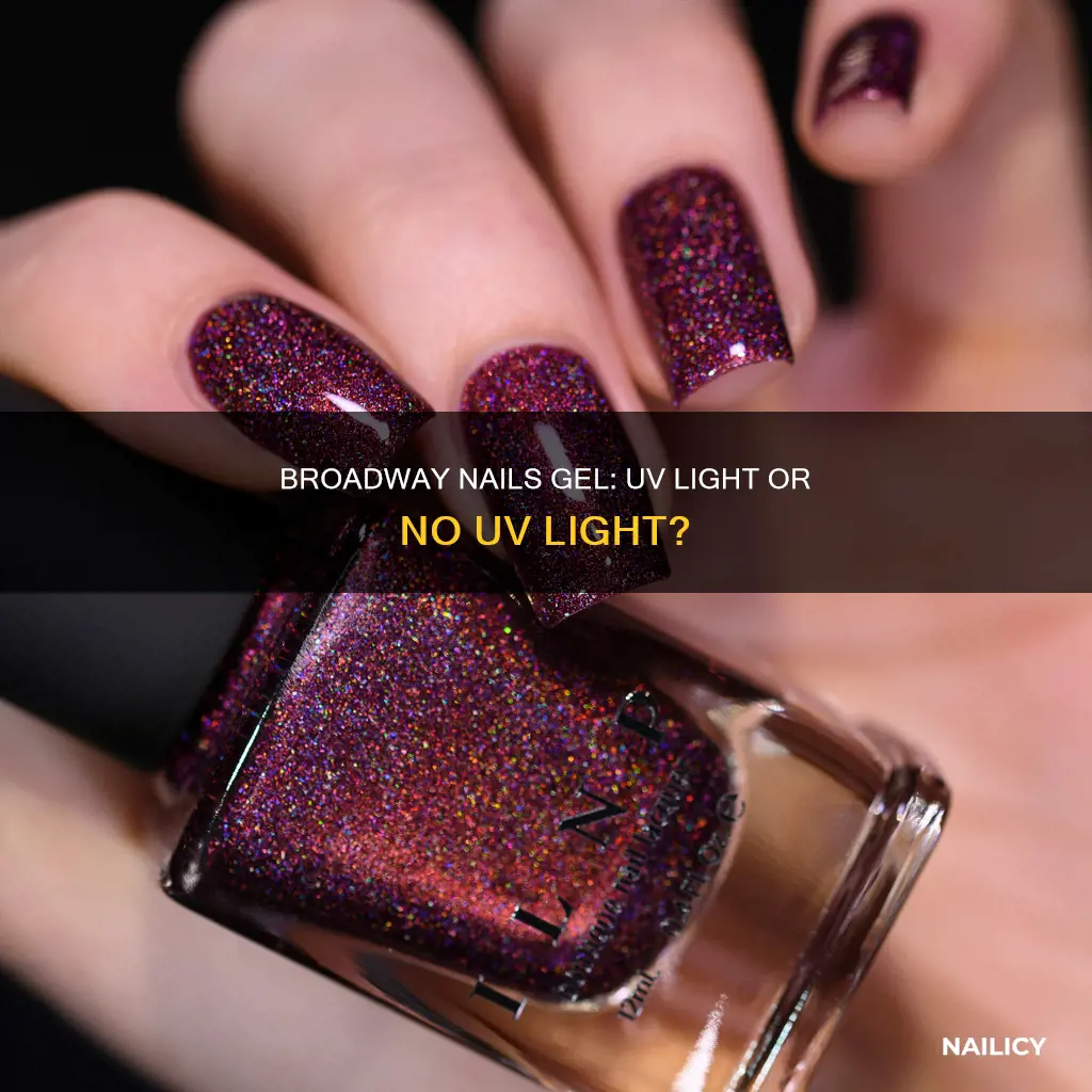 does broadway nails gel strong need uv light