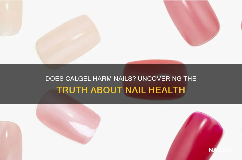 does calgel damage nails