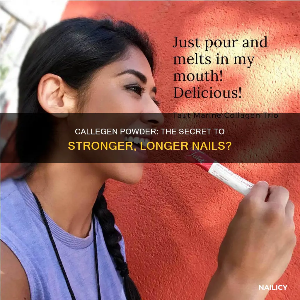 does callegen powder help nails grow