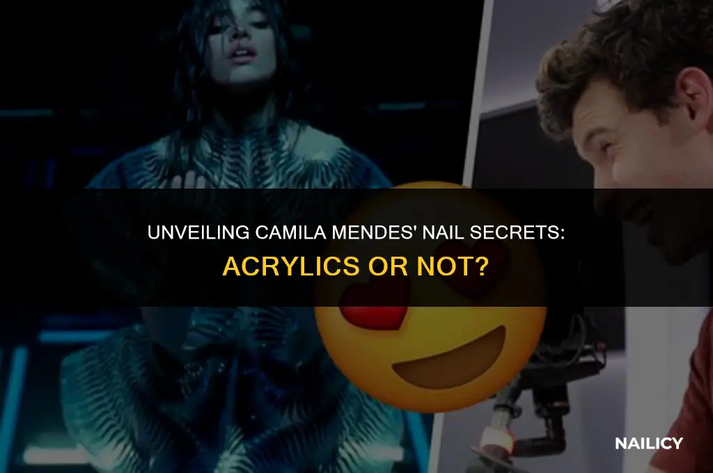 does camila mendes get acrylic nails