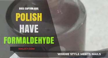 Does Caption Nail Polish Contain Formaldehyde? A Detailed Analysis