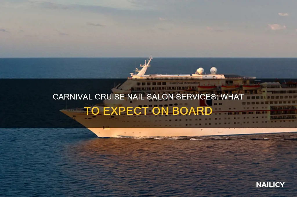 does carnival cruise have nail salon