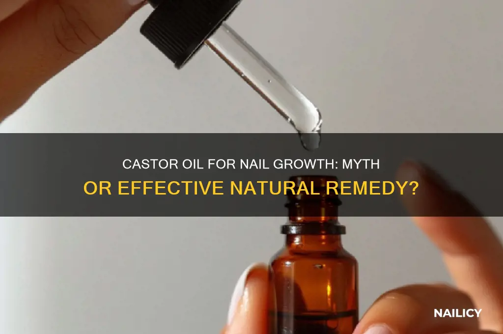 does castor oil help in nail growth