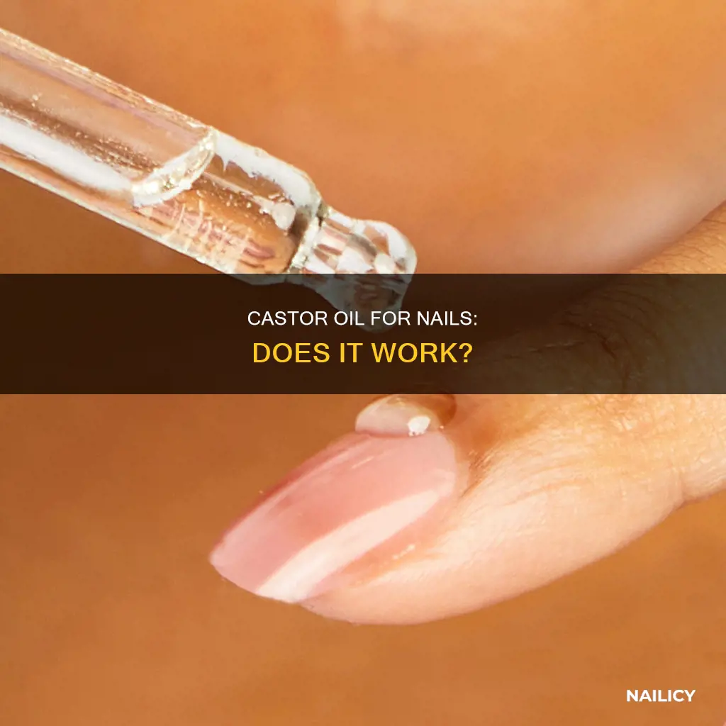 does castor oil help nails grow