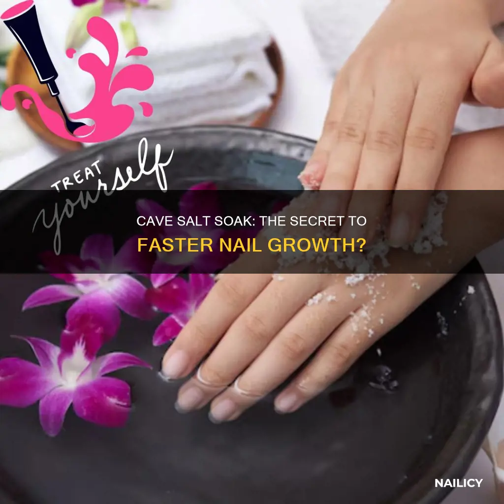 does cave salt soak make nails grow faster