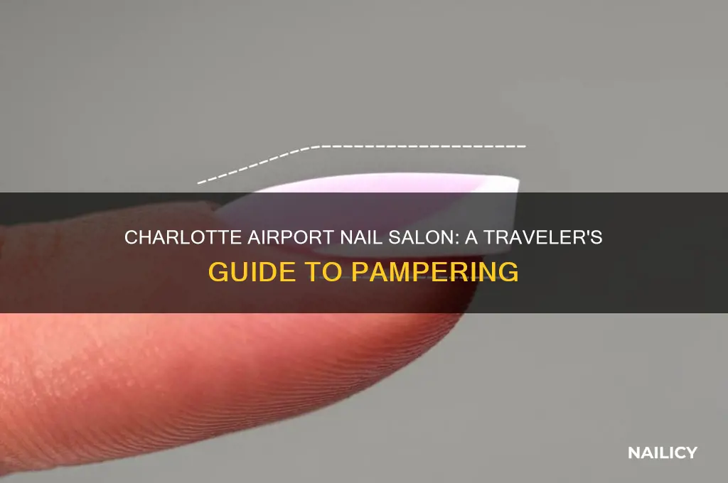 does charlotte airport have a nail salon