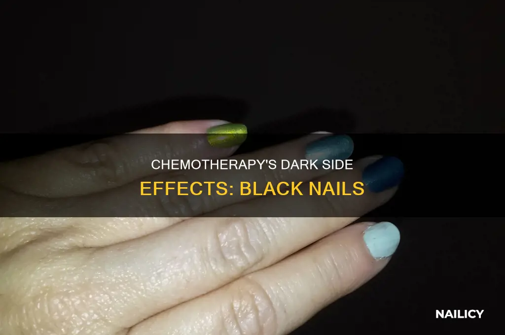 does chemo make your nails black