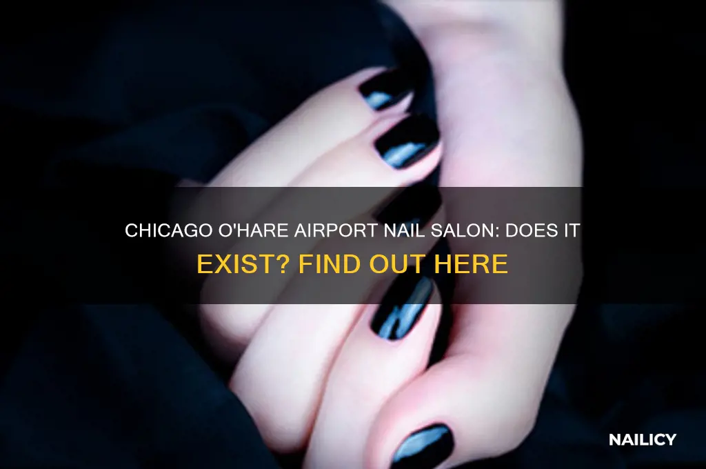 does chicago o hare airport have a nail salon