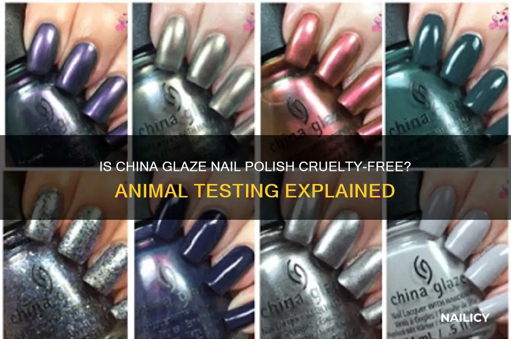 does china glaze nail polish test on animals