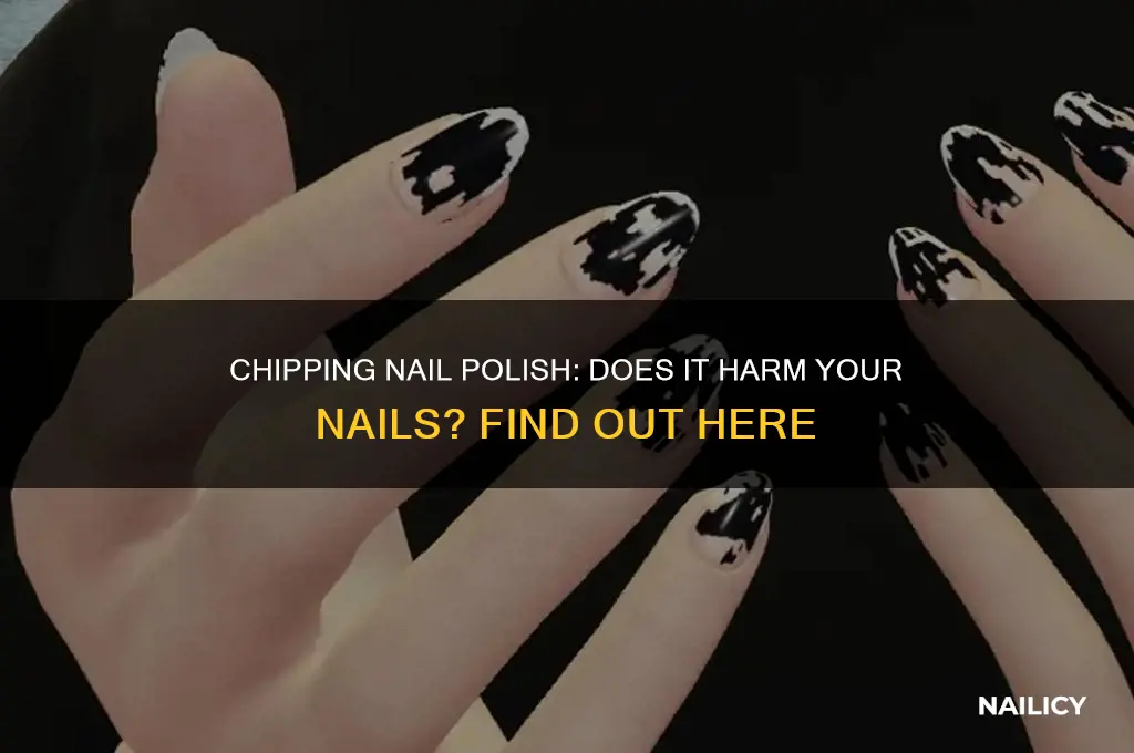 does chipping nail polish damage your nails