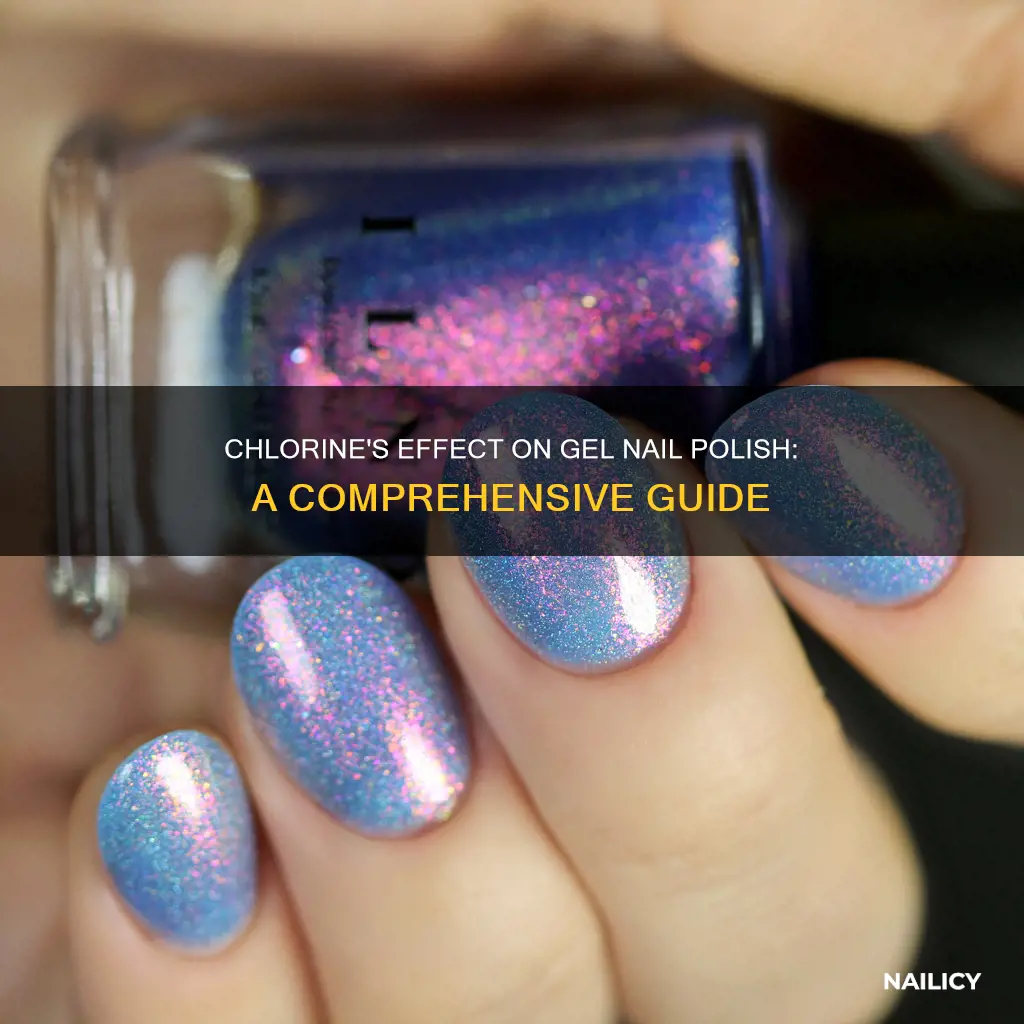 does chlorine take off gel nail polish