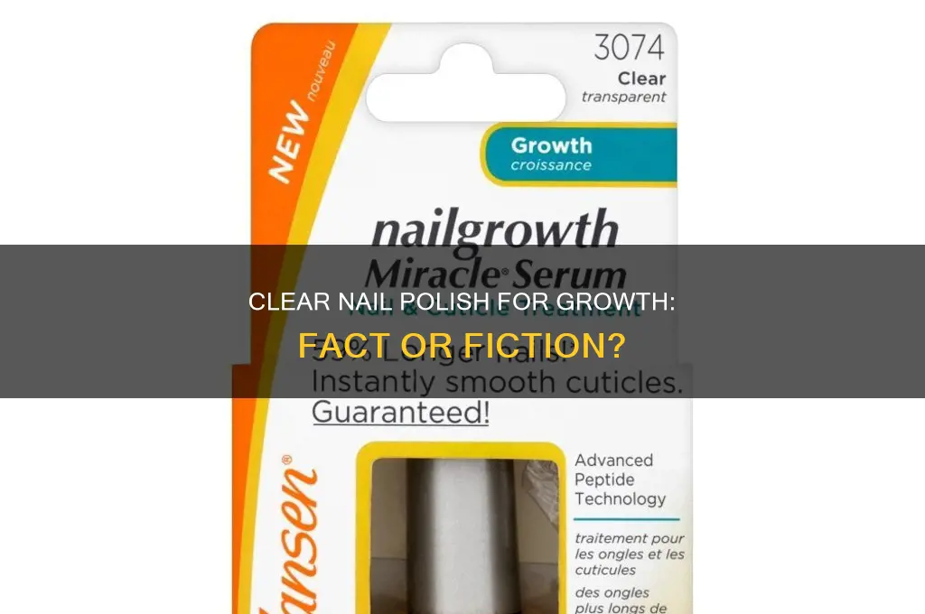 does clear nail polish help nails grow