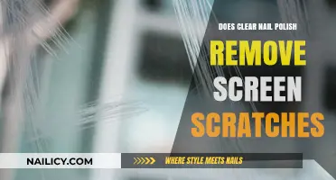 Clear Nail Polish: Screen Scratch Remedy?