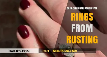 Clear Nail Polish: A Rust-Proof Solution for Your Rings?