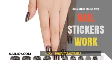 Clear Polish Over Nail Stickers: Does It Work? Tips & Tricks