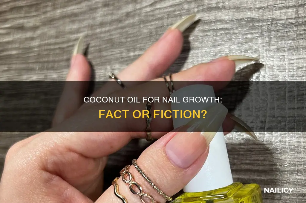 does coconut oil help with nail growth