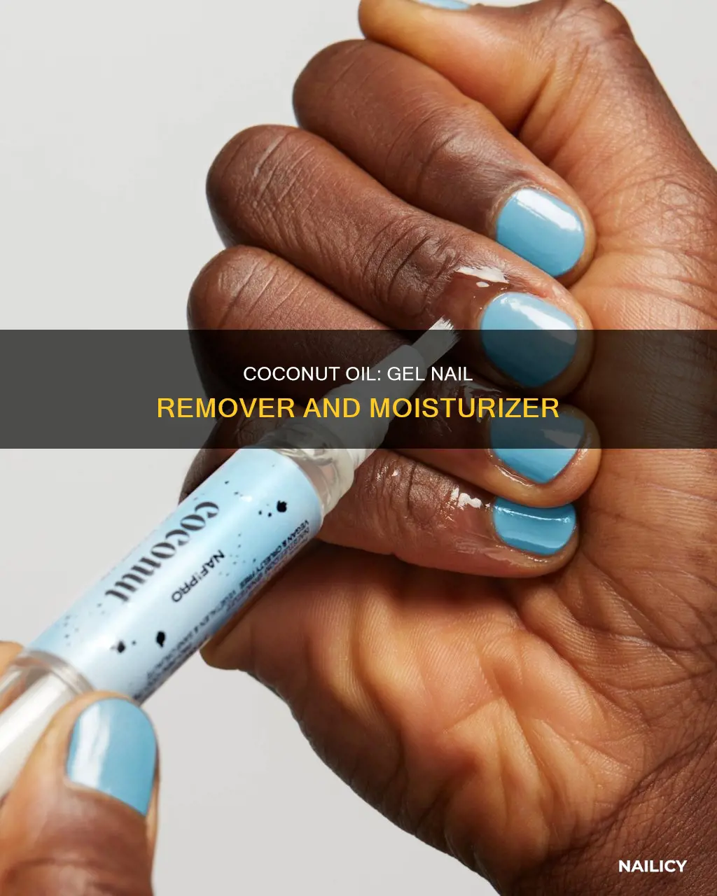 does coconut oil lift gel nails