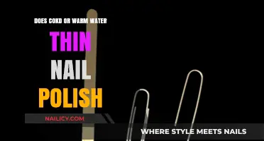 Cold vs. Warm Water: Which Thins Nail Polish Faster?