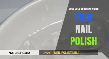 Cold vs. Warm Water: Which Thins Nail Polish Effectively?