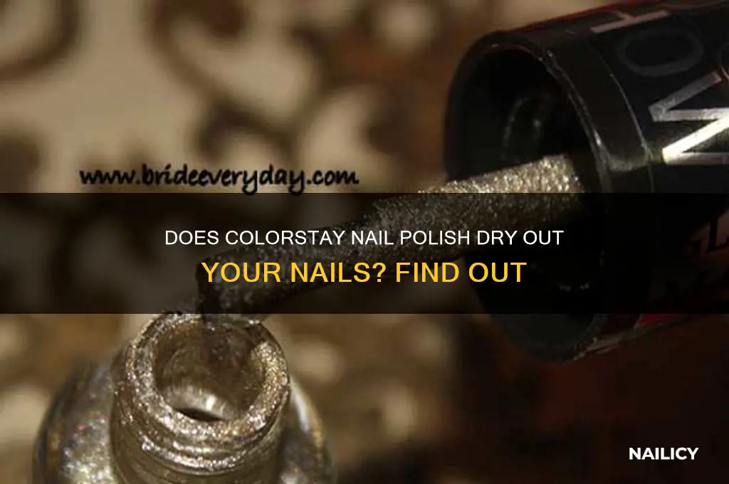 does colorstay nail polish dry out your nails