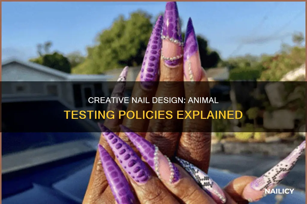 does creative nail design test on animals