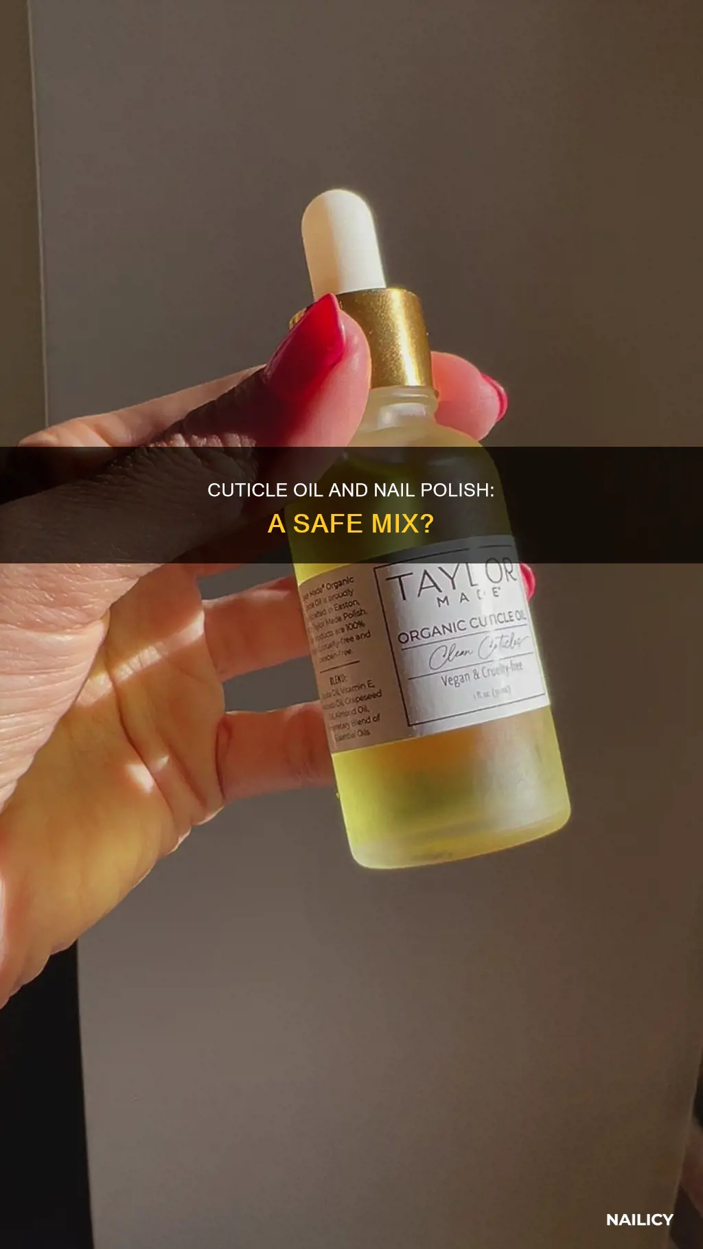 does cuticle oil remove nail polish