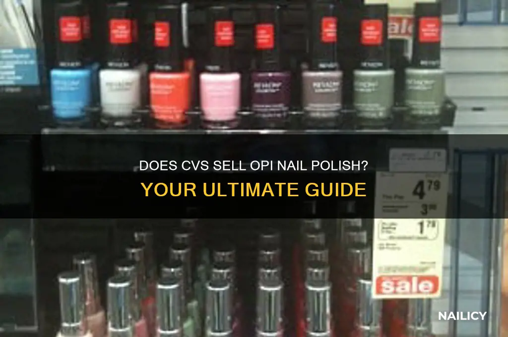 does cvs carry opi nail polish
