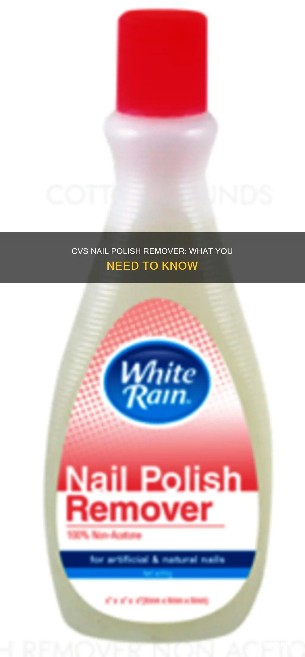 does cvs have nail polish remover