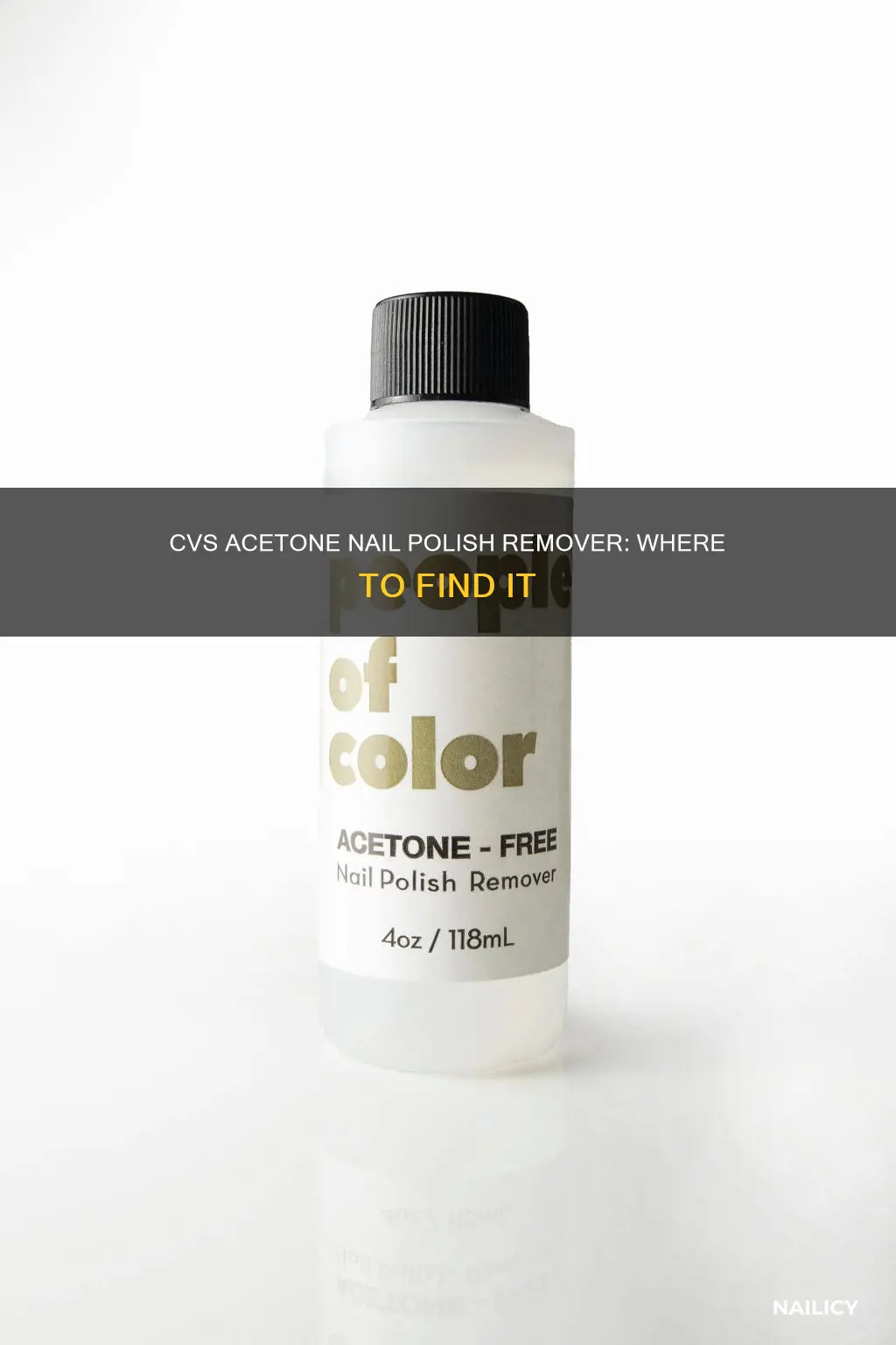 does cvs sell acetone nail polish remover